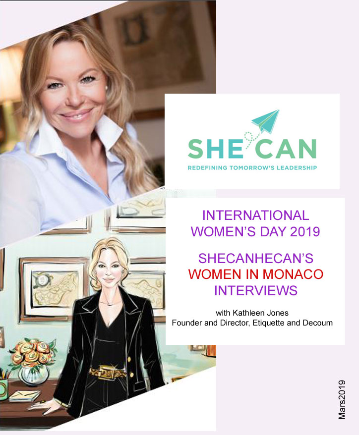 ShecanHecan - Interview de Kathleen Jones - Etiquette and Decorum Monaco